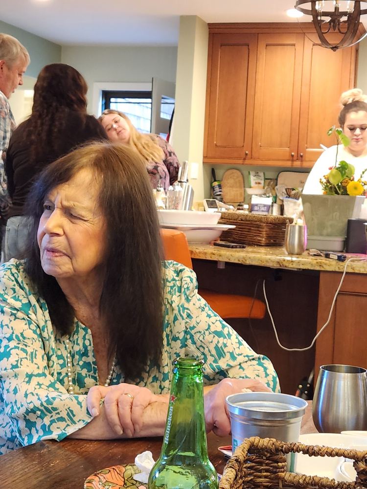 In the kitchen after dinner, 2024