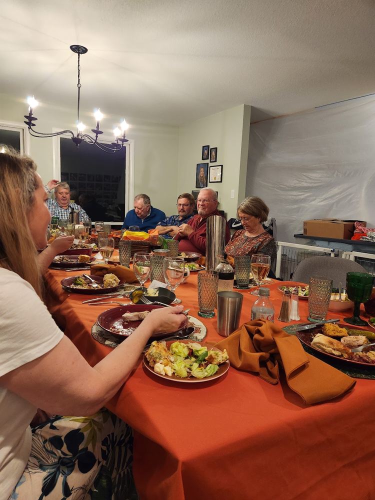 Dinner at the long table, 2024